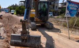 MESKİ, kanalizasyon hattı çalışmalarına devam ediyor