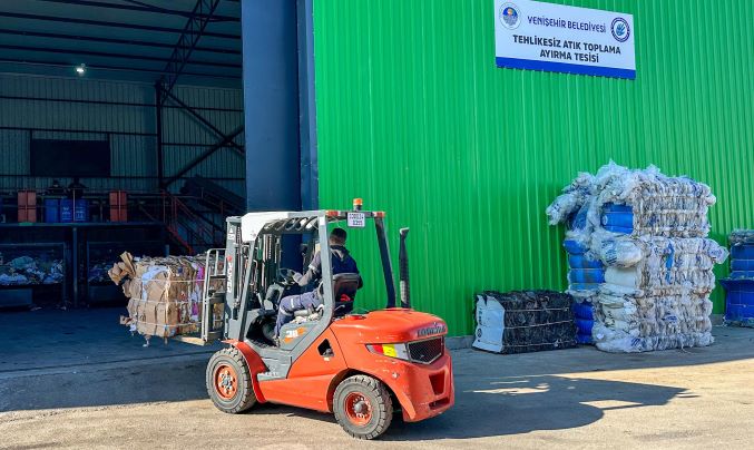 Yenişehir Belediyesi atık ayrıştırma tesisinin kapasitesini artırıyor