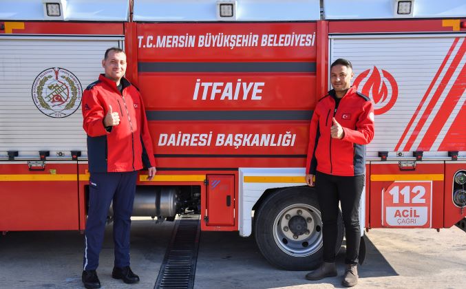 Serebral Palsili Durmuş’un itfaiye eri olma hayali Büyükşehir’le gerçek oldu