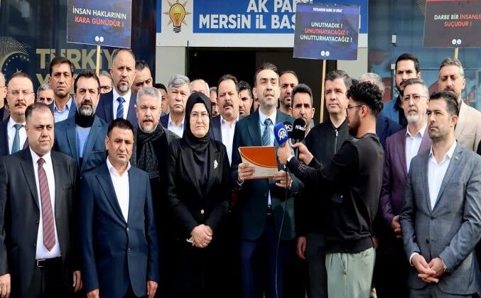 AK Parti Mersin İl Başkanı Aldemir, 28 Şubatçılara ser tepki gösterdi
