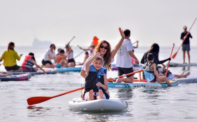 Özel çocuklar deniz keyfi ve müzik dolu bir gün yaşadı