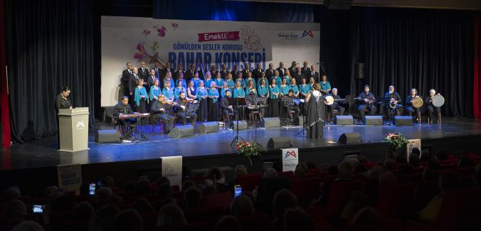 Gönülden Sesler Korosu ‘Bahar Konseri’ ile Türk Sanat Müziği ziyafeti yaşattı