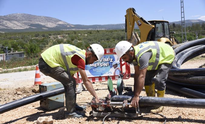 MESKİ, içme suyu hattı yenileme çalışmalarına devam ediyor