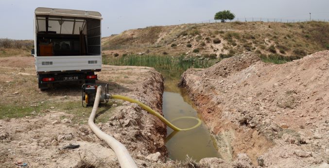 Korukent’te tehlike saçan gölet güvenli ve modern bir parka dönüşüyor