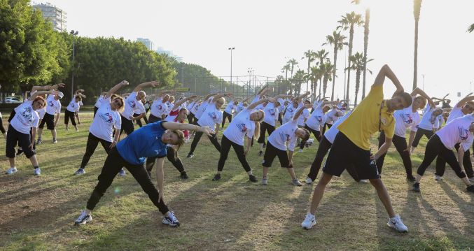 Mersinliler güne Büyükşehir’in sabah sporuyla başlıyor