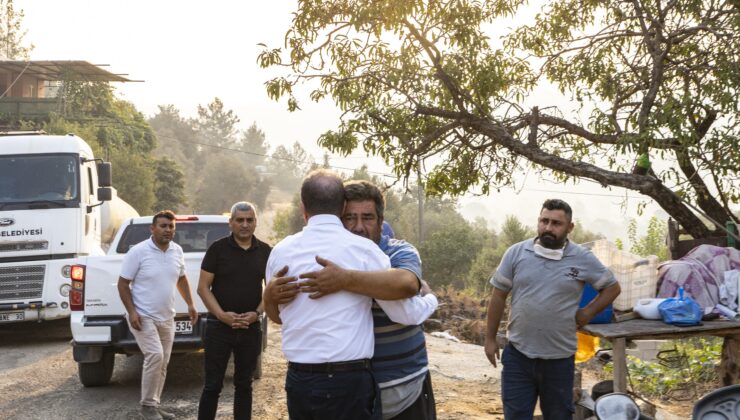 Başkan Seçer, yangın bölgesinde!
