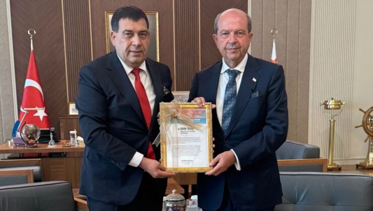Dünya Barış Elçisi Ödülü sahibi Budan’dan KKTC Cumhurbaşkanı Ersin Tatar’a, “İyi niyet mektubu”