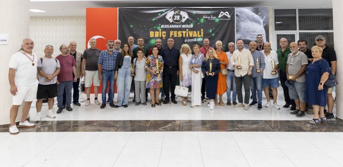 39. Uluslararası Mersin Briç Festivali sona erdi