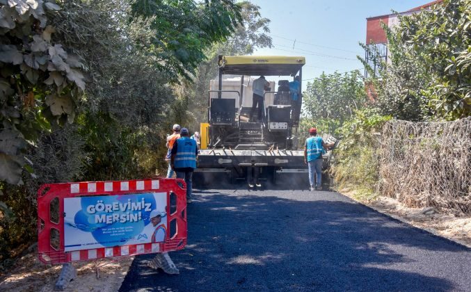 MESKİ, Kargıpınarı’nda altyapı sonrası asfalt kaplama çalışmasını tamamladı