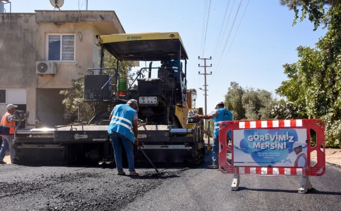MESKİ, sıcak asfalt kaplama çalışmalarına ara vermeden devam ediyor 