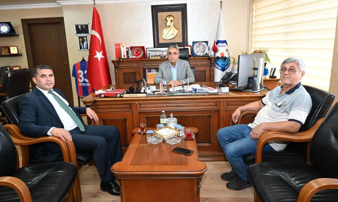 Mersin ESOB Başkanı Sarı, SGK İl Müdürü Koç tarafından ziyaret edildi