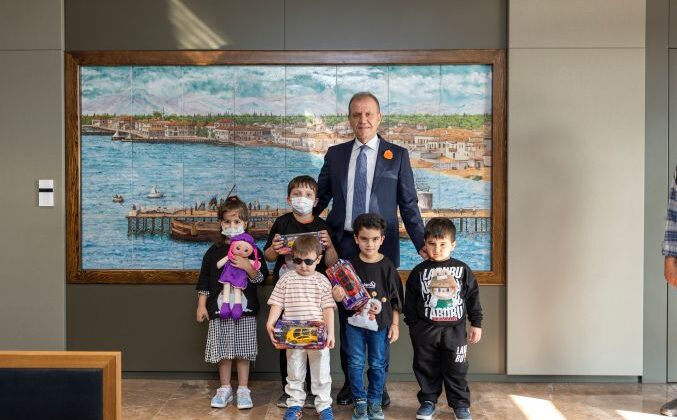 Başkan Seçer, Lösemi hastası çocuklarla bir araya geldi