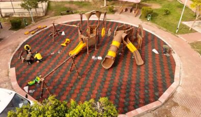 Gaspıralı Parkı’nda dönüşüm sürüyor