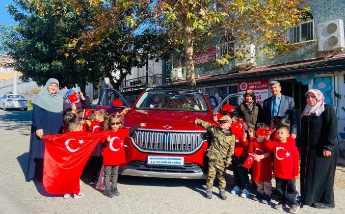 Anamur’da Miniklerden Milli Teknoloji Hamlesi: Yerli Malı Haftasında TOGG coşkusu