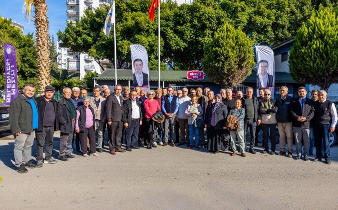 Başkan Tuncer: Amacımız emeklilerin sosyal hayatın içinde olduğu bir Mezitli inşa etmek