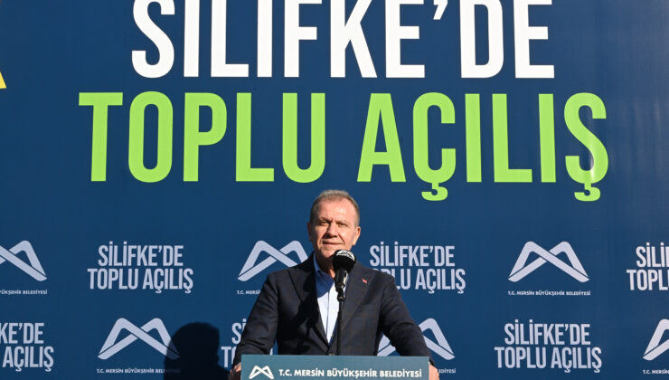 Büyükşehir’den Silifke’de toplu açılış