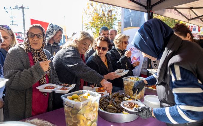 Tömük’te yöresel lezzetler ile Yerli Malı Haftası Kutlandı