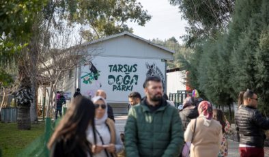 Tarsus Doğa Parkı yarıyıl tatilinde ziyaretçi akınına uğradı