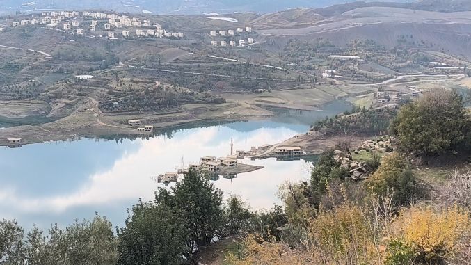 Anamur’da Sular altında kalan minarenin eşsiz güzelliği