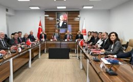 Seçer, Eurocıtıes ve B40 Balkan Şehirleri Ağı Temsilcisi Belediye Başkanları ile bir araya geldi