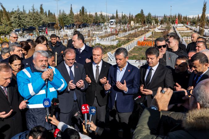Başkan Seçer ve Özgür Özel, 6 Şubat’ın 3. Yıl Dönümünde Adıyaman’da