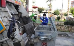 Akdeniz’de 8 bin 500 konteyner periyodik olarak yıkanıp dezenfekte ediliyor