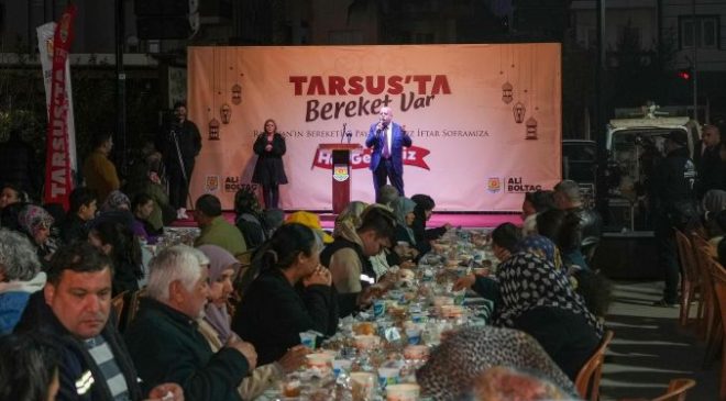 Tarsus Belediyesi iftar sofrasında kardeşlik buluşması