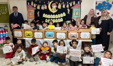 Anamur’da minik Kur’an Kursu öğrencilerinden anlamlı dayanışma