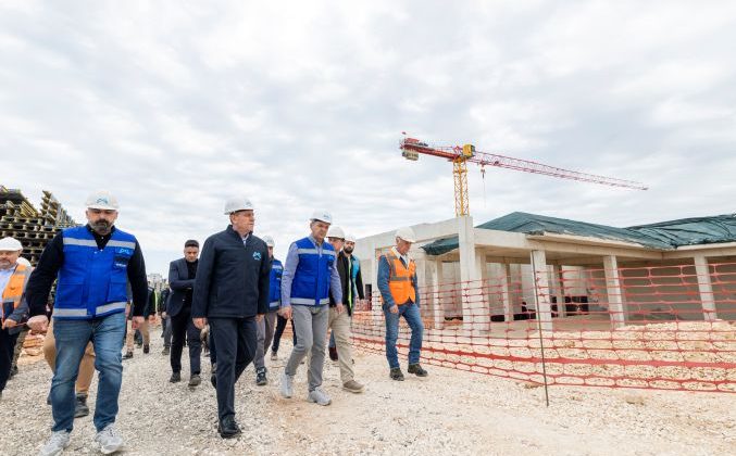 Başkan Seçer, Mezitli İçmesuyu Şebeke Projesi çalışmalarını inceledi