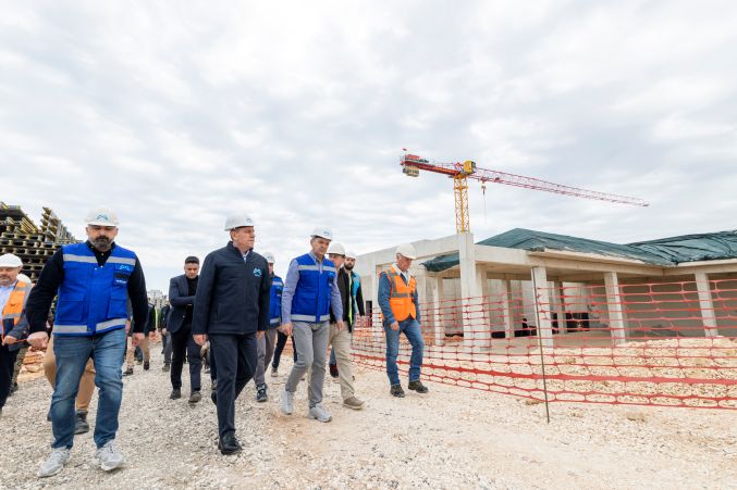 Başkan Seçer, Mezitli İçmesuyu Şebeke Projesi çalışmalarını inceledi