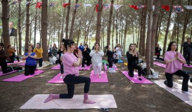 Mersinli kadınlar doğada moral ve enerji depoladı