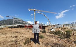 Anamur TOKİ Konutları Bölgesine inşa edilecek yeni caminin kıblesi belirlendi