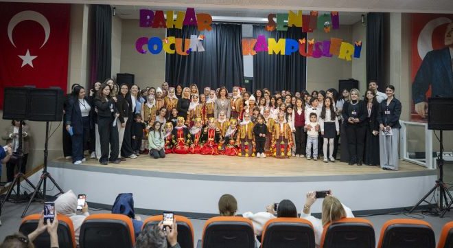 Büyükşehir’in Çocuk Kampüslerinde bahar şenliği