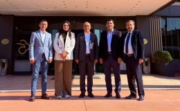 MTSO Başkan Yardımcısı Özdamar’dan hayırsever iş insanı Nihat Şahin’e ziyaret  