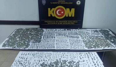 Mersin’de tarihi eser kaçakçılarına operasyon, 6 kişi tutuklandı