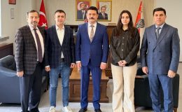 Tarsus Emniyet Müdürü Berat Günçiçek’e ‘hayırlı olsun’ ziyareti