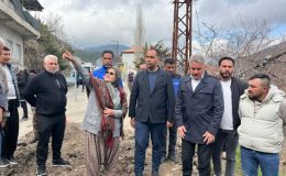 AK Parti Milletvekili Kıratlı, heyelan bölgesinde incelemelerde bulundu