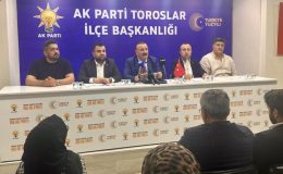 AK Partiden Toroslar Belediyesine sert ve ciddi eleştiri…