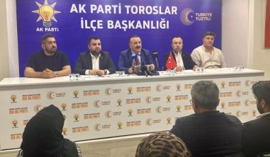 AK Partiden Toroslar Belediyesine sert ve ciddi eleştiri…