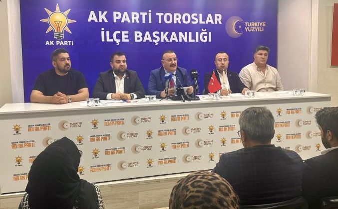 AK Partiden Toroslar Belediyesine sert ve ciddi eleştiri…