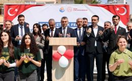 Vali Toros, Akdeniz’de yapılan 24 derslik Fen Lisesinin temel atma törenine katıldı